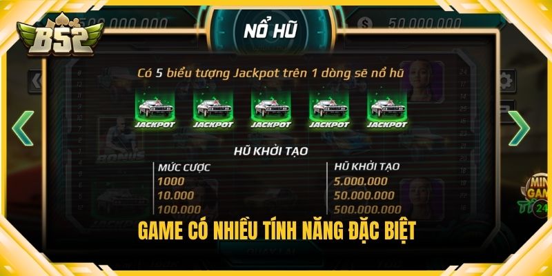 Game có nhiều tính năng đặc biệt