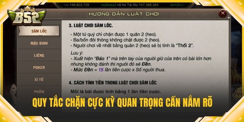 Quy tắc chặn cực kỳ quan trọng cần nắm rõ