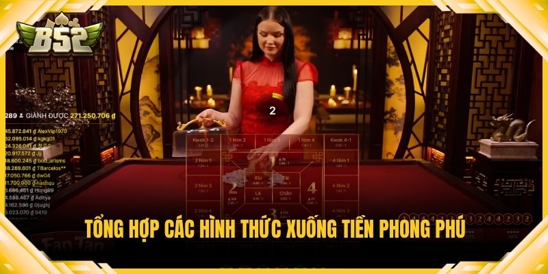 Tổng hợp các hình thức xuống tiền phong phú