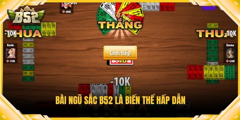 Bài Ngũ sắc B52 là biến thể hấp dẫn