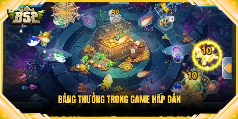 Bảng thưởng trong game hấp dẫn