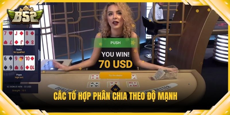 Các tổ hợp phân chia theo độ mạnh